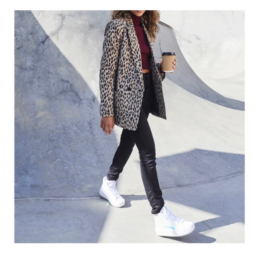 Puma- Kaia Mid Leather High Top Sneaker